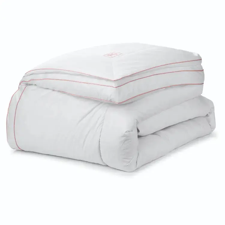 Down-Top Featherbed Mattress Topper - Pink mattress  toppers