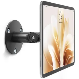 monTEK Anti-Theft Tablet Wall Mount, Universal Tablet Kiosk with Security Lock Fit 7"-15" Screen Size, Compatible with Ipad Series and Samsung Tab, Frameless Design