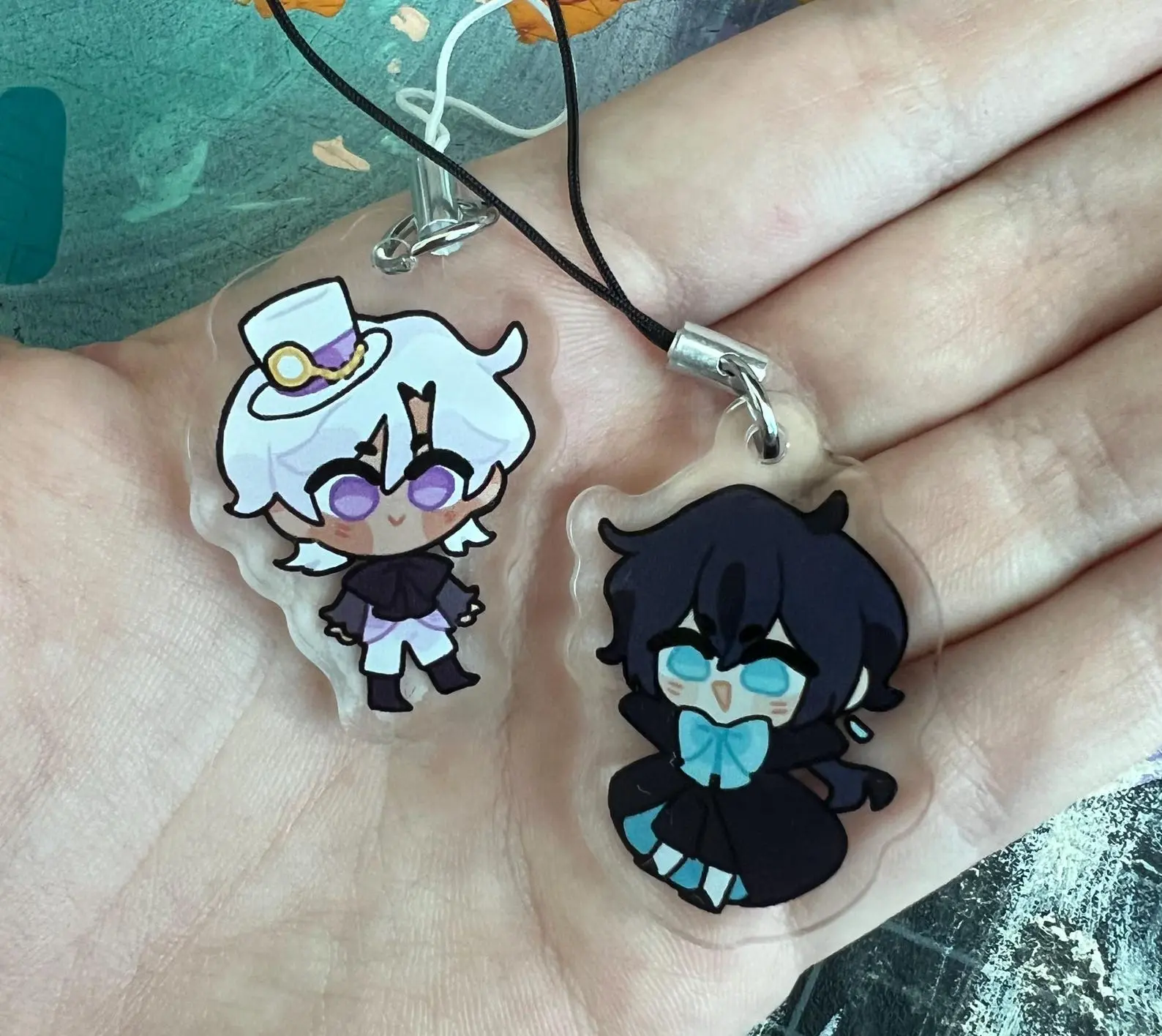 Vanitas and Noe Acrylic Keychains, Great For Daily Use Or As Thoughtful Little Gifts For Your Friends And Yourself