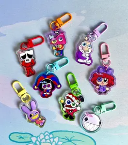 TADC The Amazing Digital Circus Keychains Clear Double Sided Acrylic