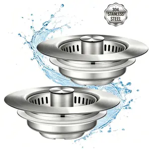 3-in-1 Kitchen Sink Drain Strainer Stopper,TikTok Viral Pick, 3-in-1 Sink Saver, 10K Pressure Tested, Never Clean Drains Again
