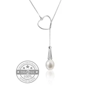 SKU: 22026.1 Freshwater Pearl Necklace AAA – 925 Sterling Silver Necklace, Gift for Women Bride Wedding Anniversary