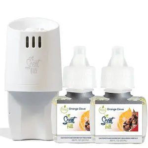 Orange Clove Plug in Refill Air Freshener Starter Kit