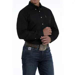 Cinch Men's Modern Fit Black Button Down Shirt MTW1347019