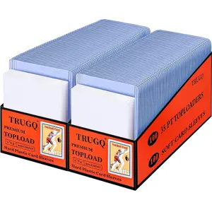 Trugq 200 penny sleeves & 200 Top Loaders
