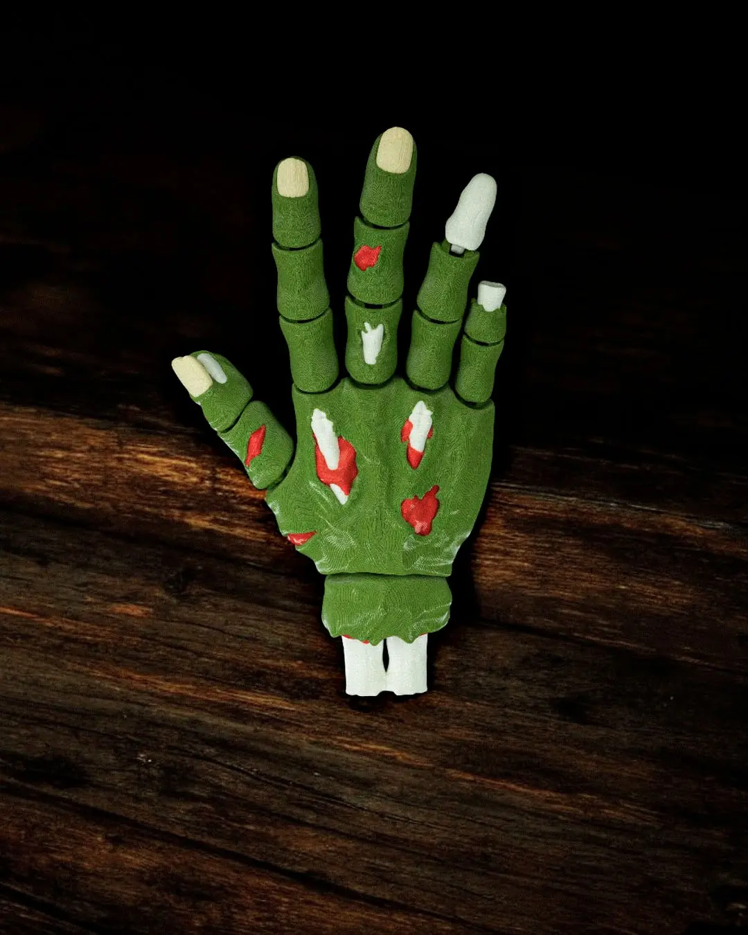 3DFabLabHTX -  Reach Out and Grab Some Fun!  3D Printed Articulated Zombie Hand