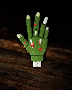 3DFabLabHTX -  Reach Out and Grab Some Fun!  3D Printed Articulated Zombie Hand
