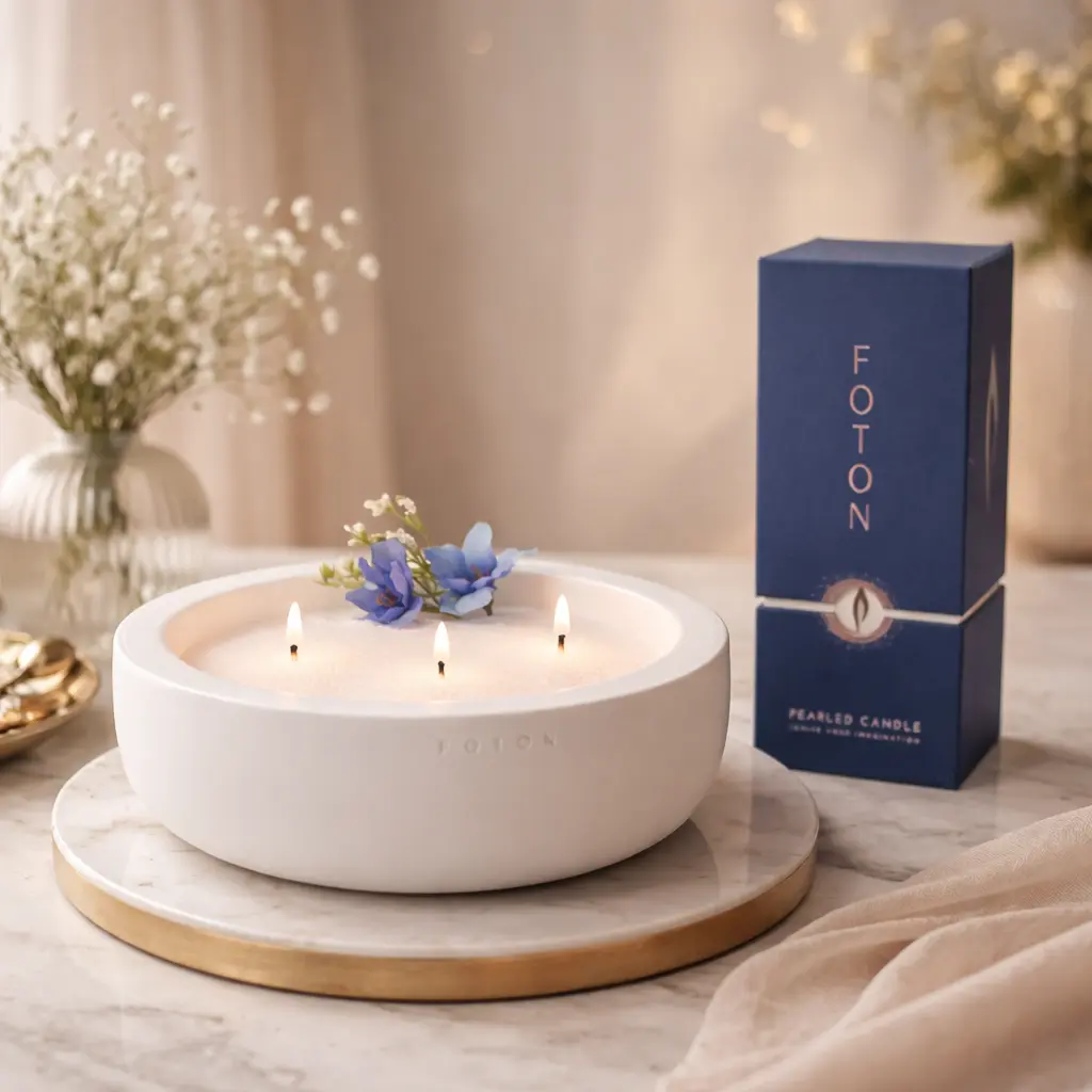 Foton Classic Concrete Gift Set - Scented White