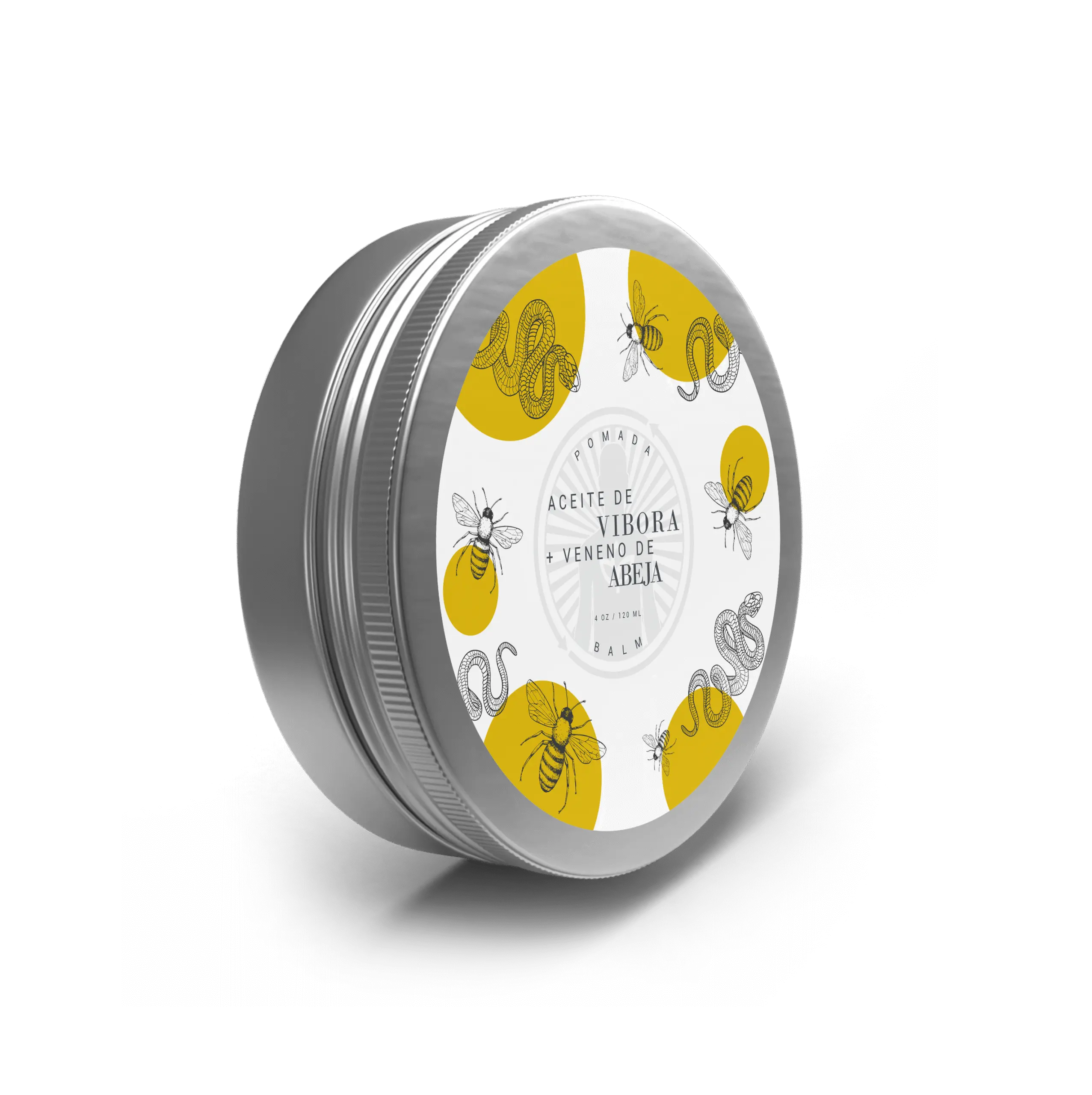 Snake Oil with Bee Venom Balm 4 oz - Natural Formula for Muscle & Joint Comfort with Arnica Menthol & Coconut Oil
