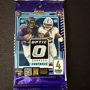 Panini Donruss Optic 2025 NFL Trading Cards - 4 Cards Per Pack - Official NFLPA Licensed - Football Collectibles