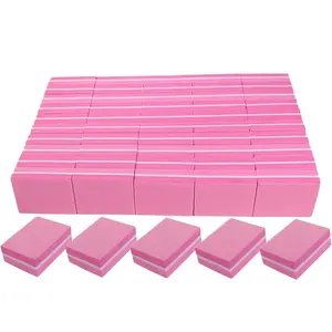 Nail Buffers, Mini Buffer Block for Acrylic Nails and Natural, 100/180 Grit Nail Buffer Block Bulk Buffing Blocks for Professional Manicure Blocks Set