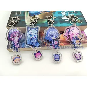 Yoisaki Kanade Anime Asahina Mafuyu Akiyama Mizuki Shinonome Ena 25 Nightcord Project Sekai Acrylic Keychain Backpack Pendant