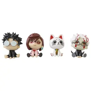 4Pcs Set Anime DAN DA DAN 6cm Ayase Momo Takakura Ken Action Model Pvc Toy Collection Desktop Accessories Gift