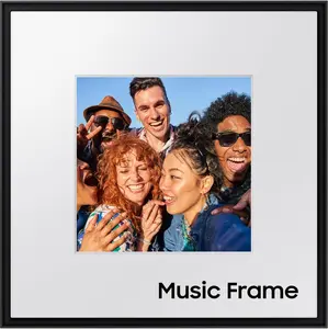 Samsung LS60D Music Frame Smart Speaker with Dolby Atmos Audio, Q-Symphony, Customizable Design, Wide Range Sound, Wireless Wi-Fi and Bluetooth Music Streaming, HW-LS60D/ZA