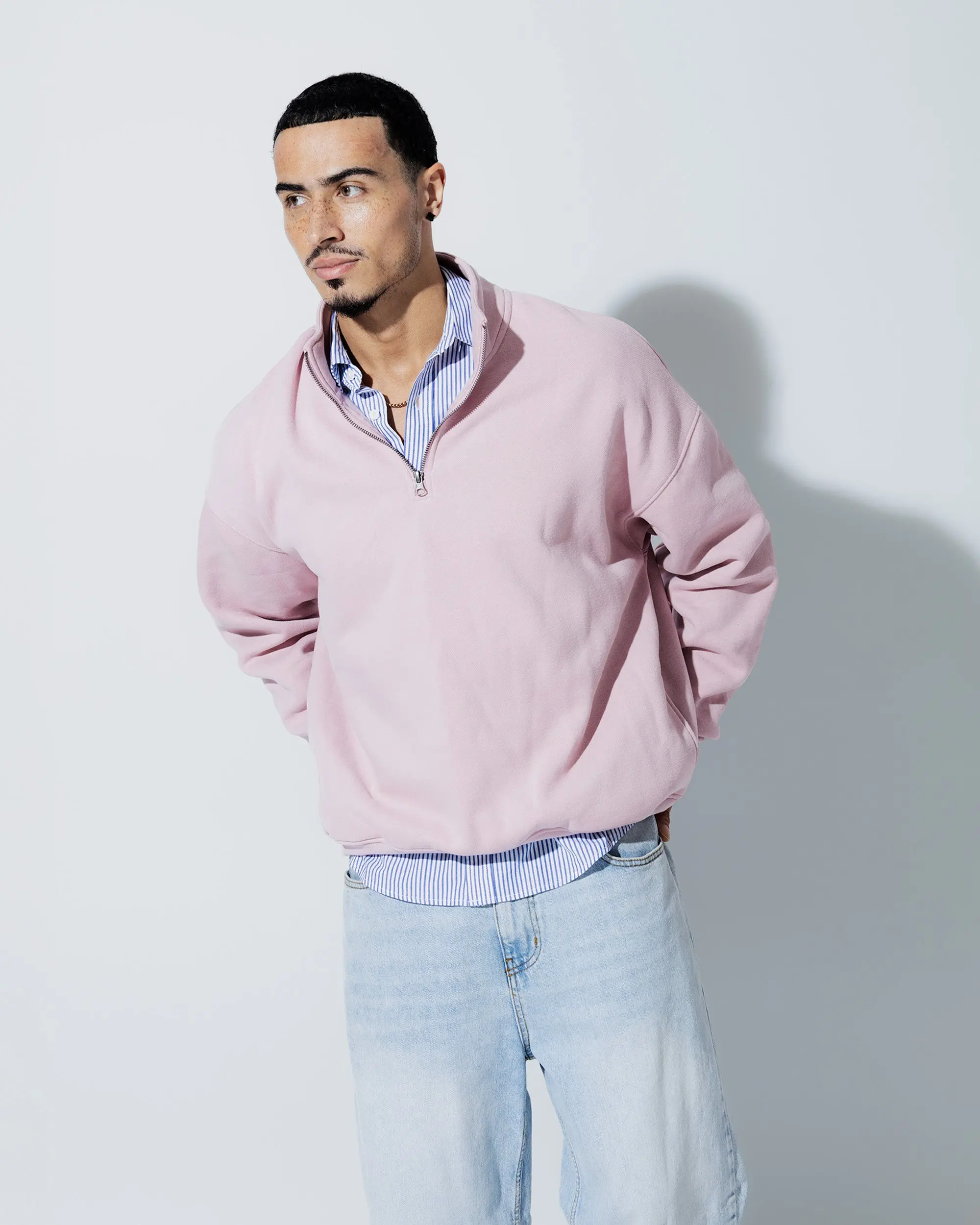 Heavy Weight Quarter Zip Pullover
