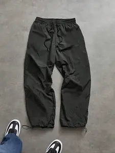 Men's Casual Jogger Pants Y2K Street Style All Seasons Men's Loose Fit Elastic Waist Casual Fit Drawstrings Retro Hip Hop Sweatpants