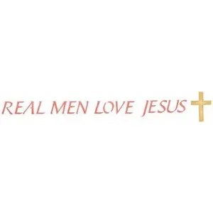 Real Men Love Jesus Wall Stencil