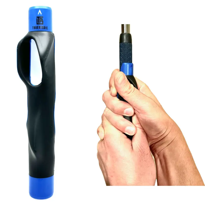 TrueBirdie Golf Grip Trainer - Golf Swing Aid Club Attachment for Correct Hand Placement