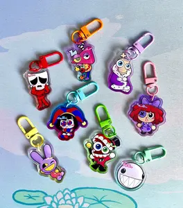 TADC The Amazing Digital Circus Keychains Colorful Clear Double Sided Keychain
