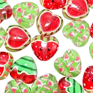 Just Add Watermelon Acrylic Beads  Beading Making Jewerly DIY Supplies Cute Watermon Shape Beads