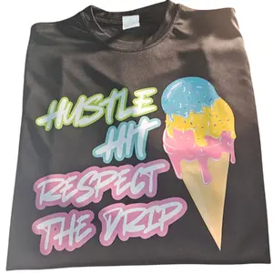 Hustle Hit Respect The Drip YOUTH Dri-Fit Tee