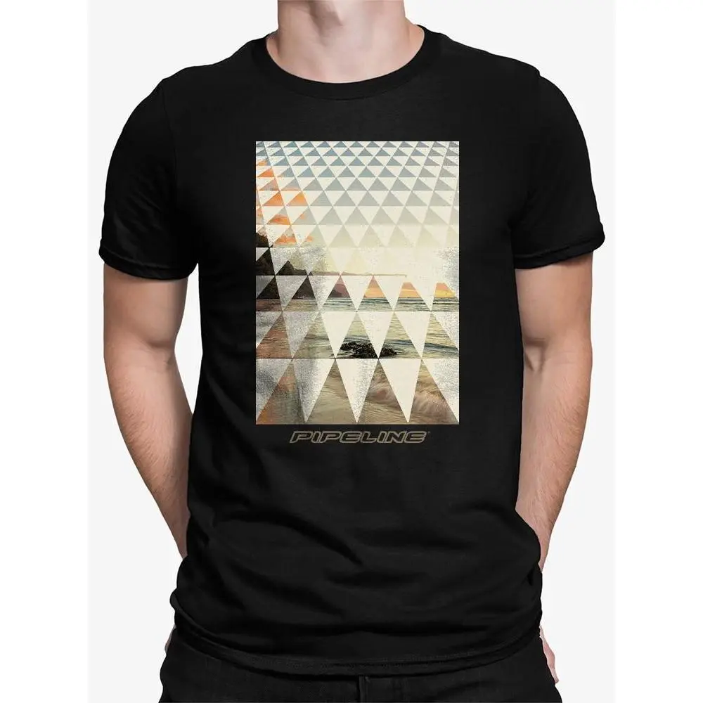 PIPELINE “Triangular” Men’s Short Sleeve Graphic Tee Casual Menswear, Available in Various Colors, Shortsleeve, Casual, Menswear, Top Fabric, Soft, Ocean