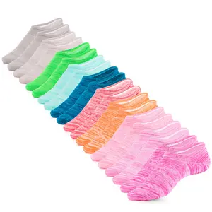 IDEGG No Show Socks Women 10 Pairs Low CutAnti-Slid Novelty Athletic Casual Invisible Liner Socks(10*Colors) Spandex Womenswear Matching Winter Cotton Breathable Outdoor Comfort  Basic Minimalist #springtok