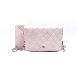 Pre-owned CHANEL Caviar Shoulder Bags Flap Pink Shoulder Bag T10384483