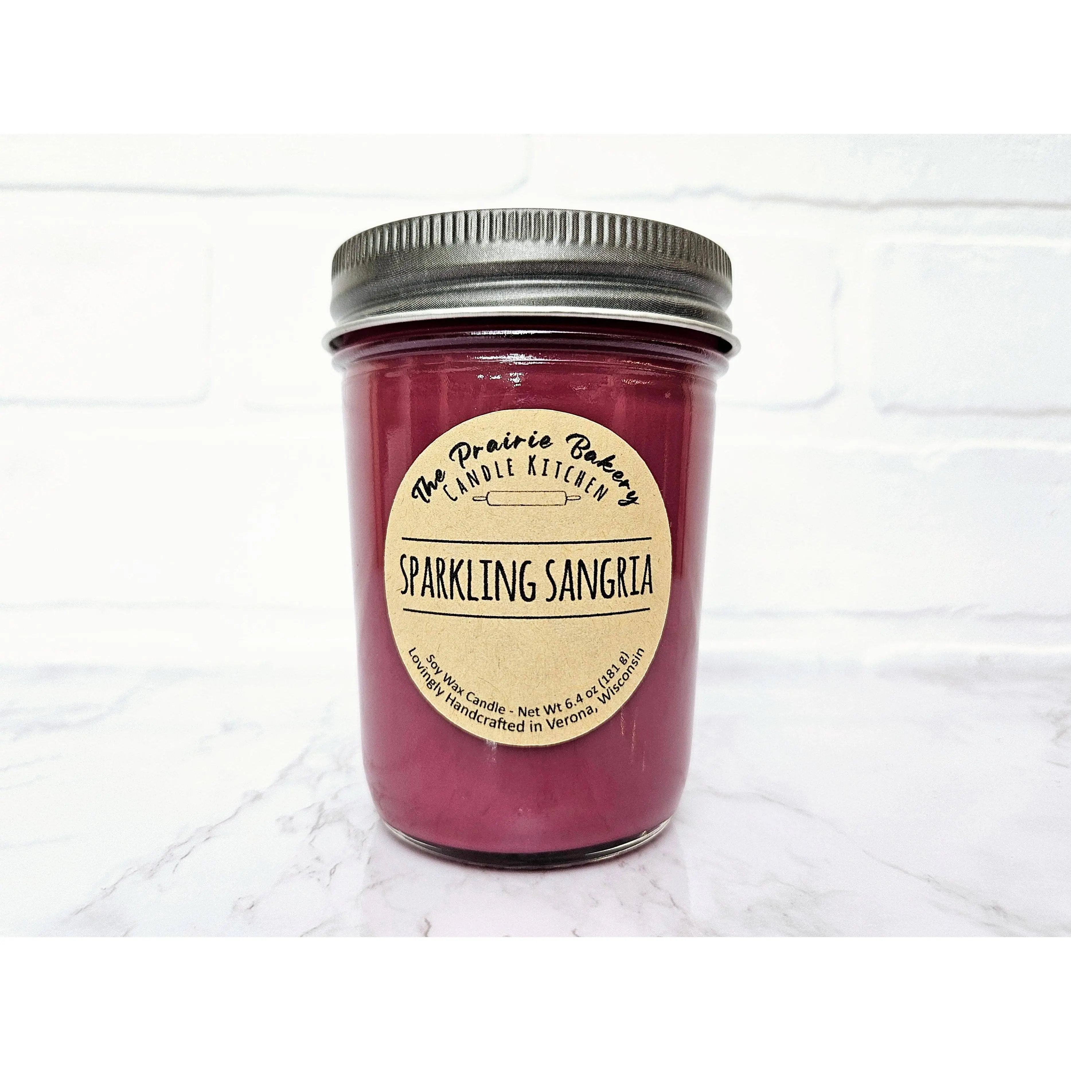 Sparkling Sangria Scented Soy Wax Candle
