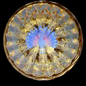 Jianzhan Peacock Golden Luminous Cup - Chinese Handmade Tea Cup with Elegant Artwork Design - Perfect Gift for Tea Lovers
