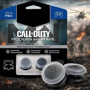 PS5/PS4 PlayStation Thumbstick Grips MODERN WARFARE GRIPS High Rise AND Mid (1/1) Rise Non-Slip Rubber Compound for Enhanced Accuracy & Comfort - SHOOTER games COD for PSN