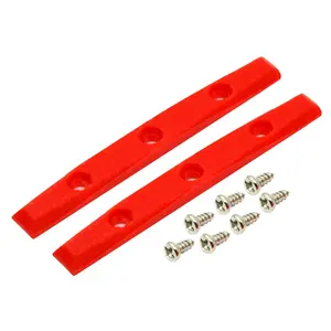 Gem Edition Board Rails (Screws Included) - Red