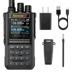 10W Long Range Walkie Talkie Full Band Type-C Charging Portable Handheld Two Way Ham Radio for Outdoor Camping Hiking NOAA AM FM Two Way Radios