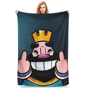 Ultra Soft Clash Royale Blanket - Designed specifically for gamers, it's the ultimate gift for men and fans, Christmas gift