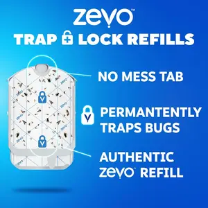Flying Insect Trap Refill for Indoor Fly Traps Catch Gnats House and Fruit Flies Easy to Use Mess Free Disposal 4 Refill Cartridges Glass Cleaner Window Cleaning Scraper Cloths Household Supply Concrete