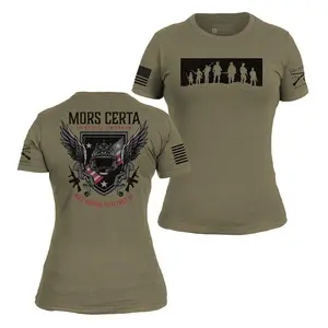 Women's Honor Outlives Slim Fit T-Shirt - Military Green