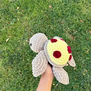 crochet pizza turtle