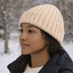 Soft Knit Cuffed Beanie for Men and Women