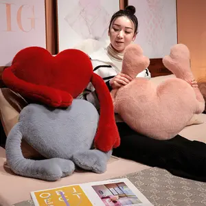 Adult Love Heart Pillow Sofa Cushion Living Room Bedroom Bedside Bay Window Romantic Warm Decor Soft Pillow