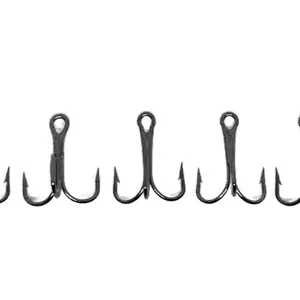 Defense Bait and Tackle Treble Hooks-Size 4 (5 Pack) Fishing Equipment