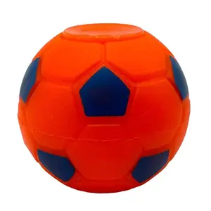 Retro Creative Stress Relief Finger Gyroscope Toy, 35mm Venting Pressure Football Fidget Spinner, Relaxing Handspinner