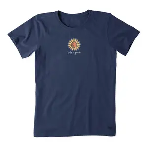 Life is Good Women's Sunflower Crusher Tee