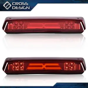 CROSSDESIGN Fit For 2004-2008 Ford F150 F-150 LED Third Brake Tail Light Cargo Lamp Red Lamp