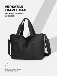 Black Messenger Bag - Stylish & Durable for Everyday Use