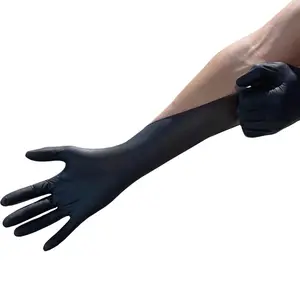 5Mil Black Disposable Nitrile Glove Cleaning Food Grade Gloves medical exam glove Small Nitrile Gloves