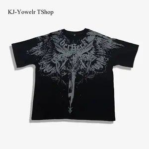 Berserk Tee Summer Unisex Printed Short Sleeve Top Loose Casual Comfortable Suitable for Daily Wear