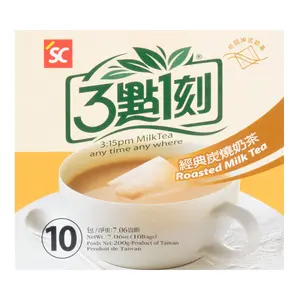 3:15PM Taiwan Classic Roasted Milk Tea 10 Bags 200g - Authentic Taiwanese Bubble Tea Flavor