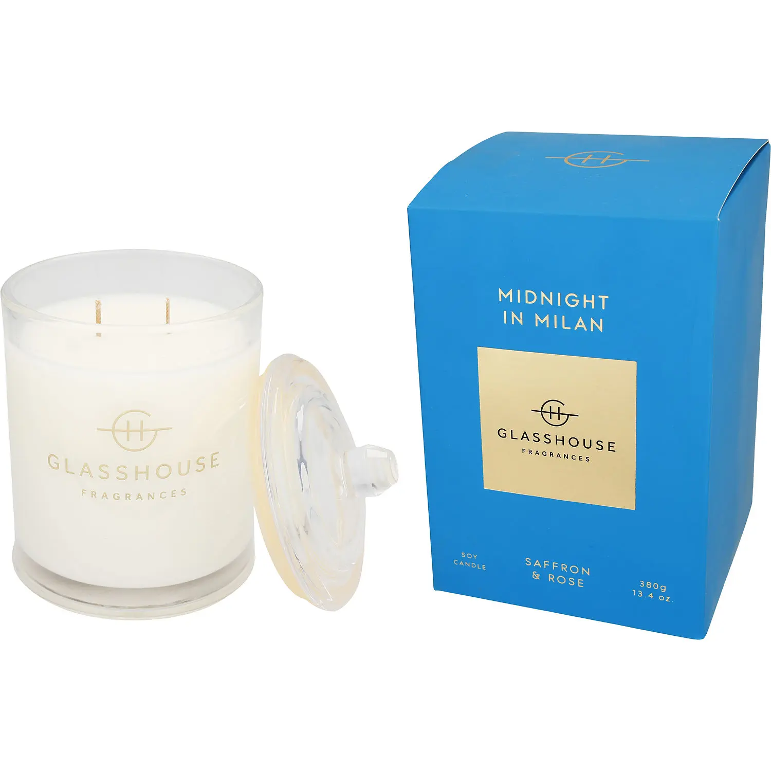 Glasshouse Midnight In Milan By Glasshouse Soy Candle For Unisex Glasshouse Midnight In Milan By Glasshouse Soy Candle For Unisex