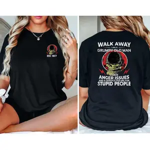 Personalized I Am Grumpy Old Man Generation X T-Shirt, Gen X Walk Away Shirt, Generation X Shirt, Full Colors, Full Sizes, For Men, For Women