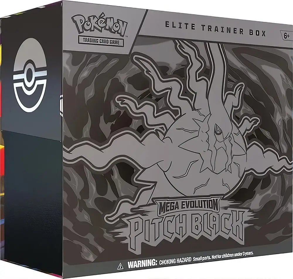 Pokemon Elite Trainer Box Mega Evolution Pitch Black Trading Card Game